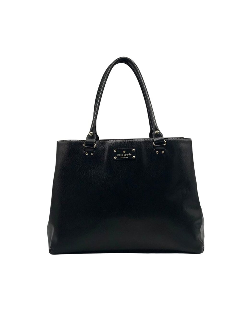 Kate Spade New York Black leather Wellesley Martine Tote bag